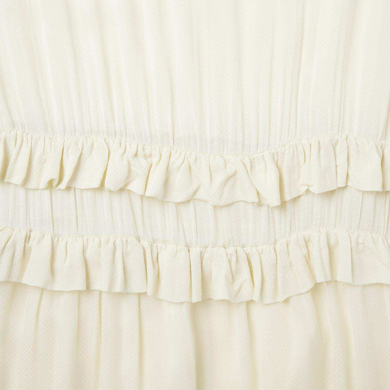 Stetson Cream Rayon Herringbone Dress - Stetson - Flyclothing LLC