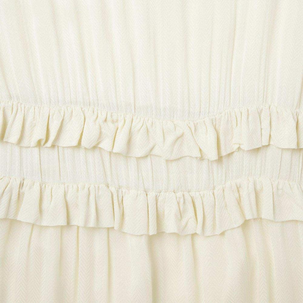 Stetson Cream Rayon Herringbone Dress - Stetson - Flyclothing LLC