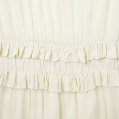 Stetson Cream Rayon Herringbone Dress