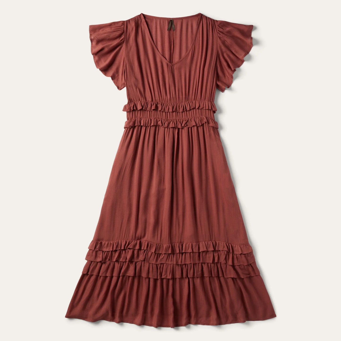 Stetson Cinnamon Rayon Herringbone Dress - Stetson - Flyclothing LLC