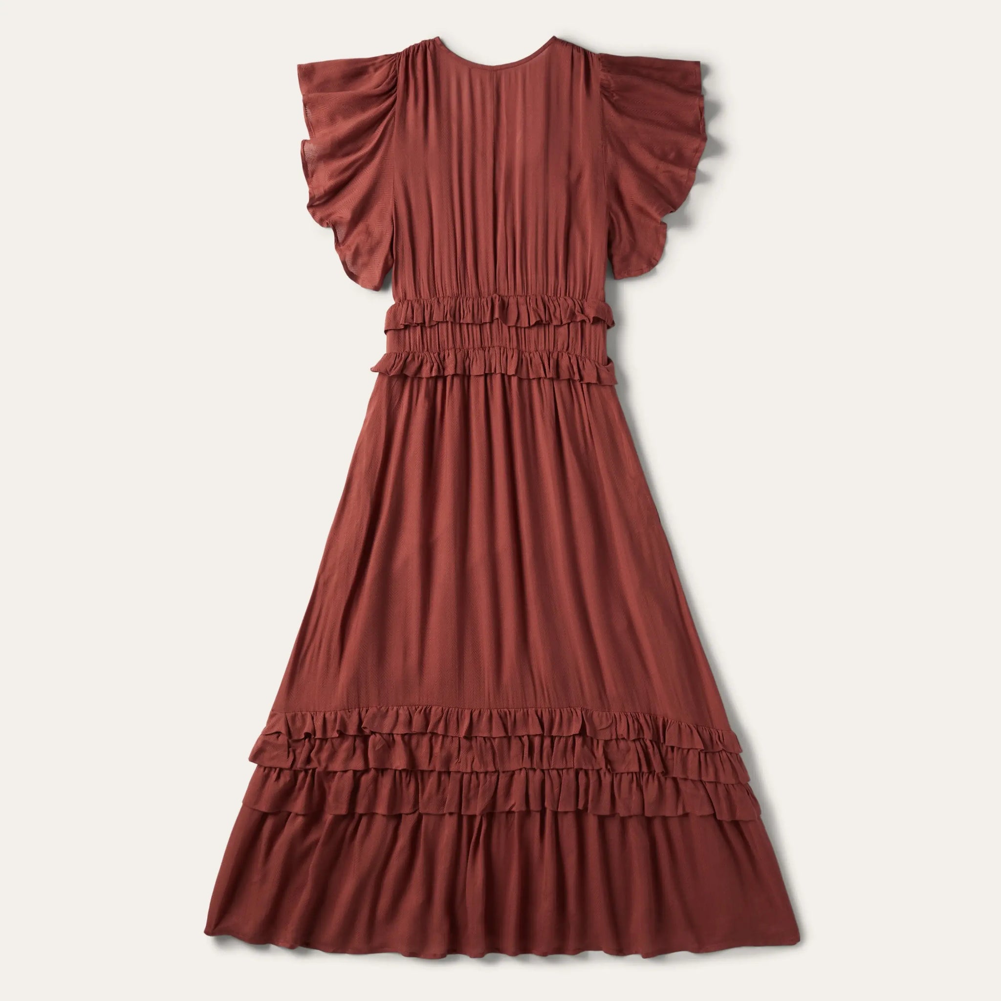 Stetson Cinnamon Rayon Herringbone Dress - Stetson - Flyclothing LLC