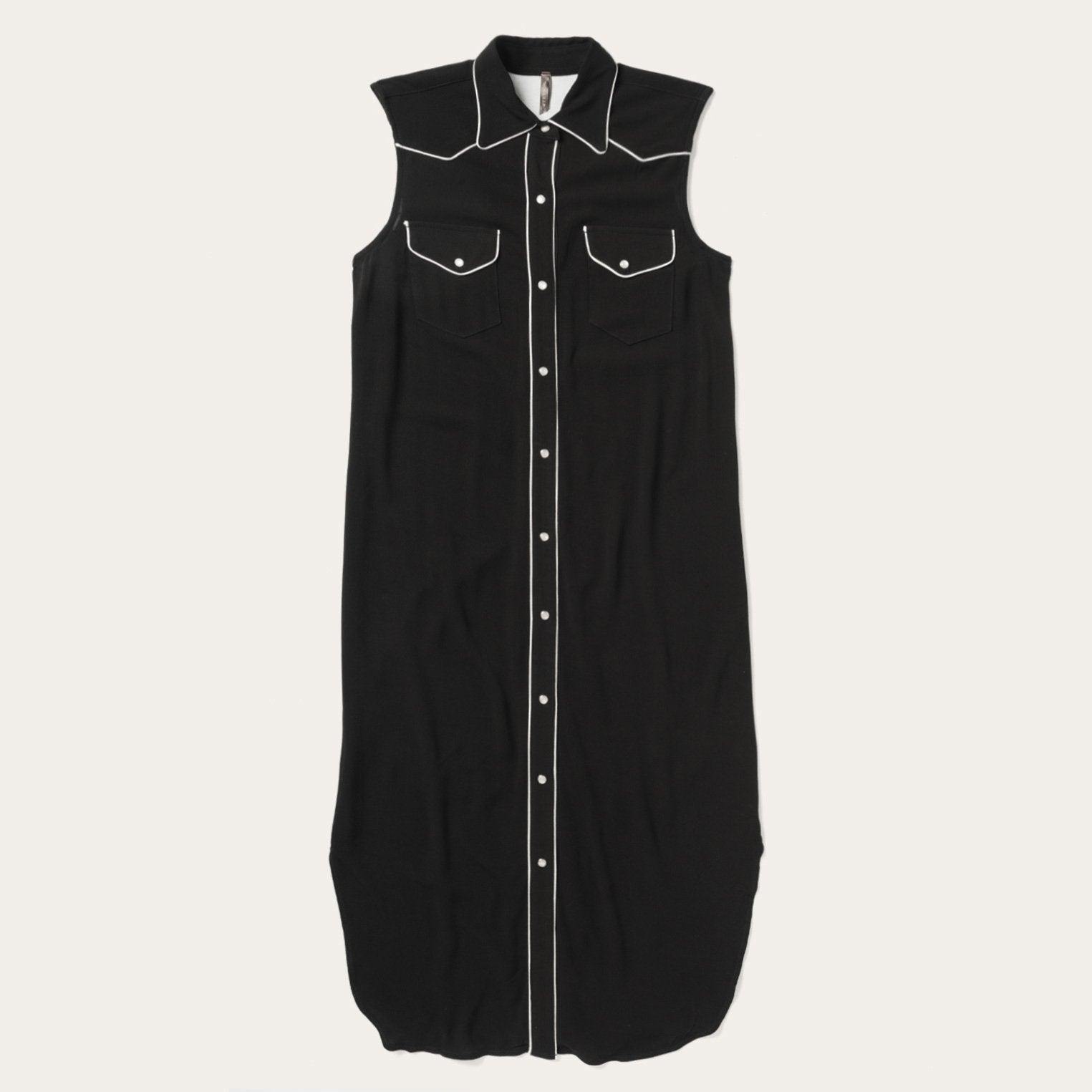 Stetson Sleeveless Western Shirt Dress - Flyclothing LLC