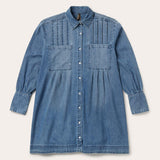 Stetson Denim Button Front Shirt Dress - Stetson