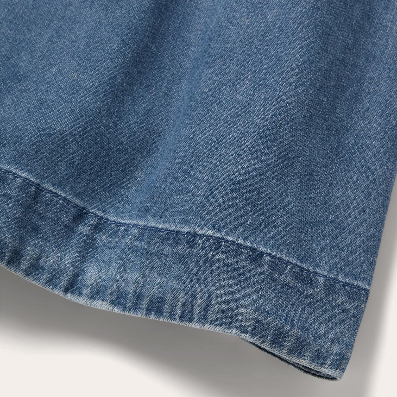 Stetson Denim Button Front Shirt Dress - Flyclothing LLC