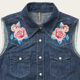 Stetson Embroidered Denim Shirt Dress - Stetson - Flyclothing LLC