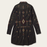 Stetson Embroidered Black Denim Shirt Dress - Stetson - Flyclothing LLC