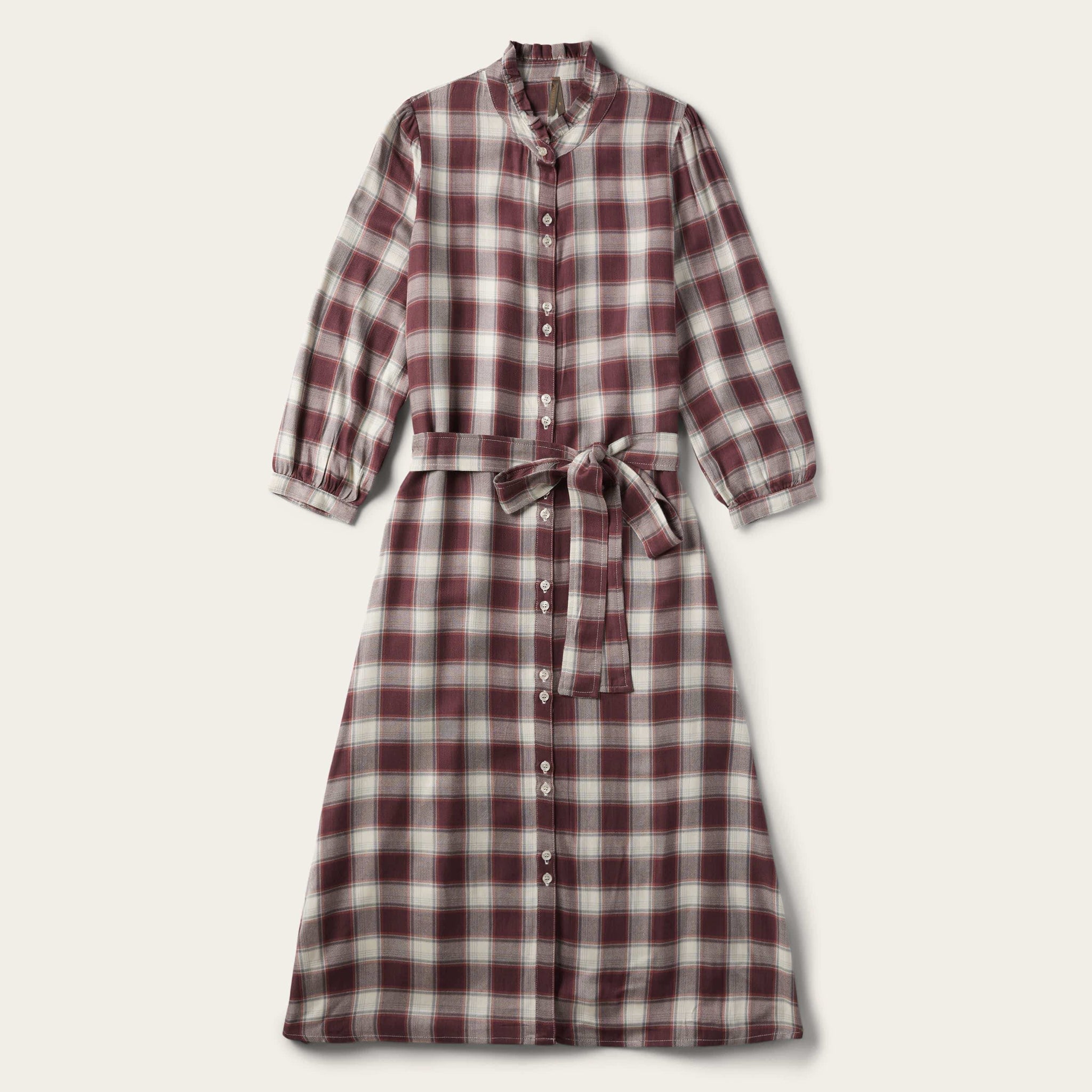 Stetson Gaucho Plaid Prairie Shirt Dress - Stetson - Flyclothing LLC