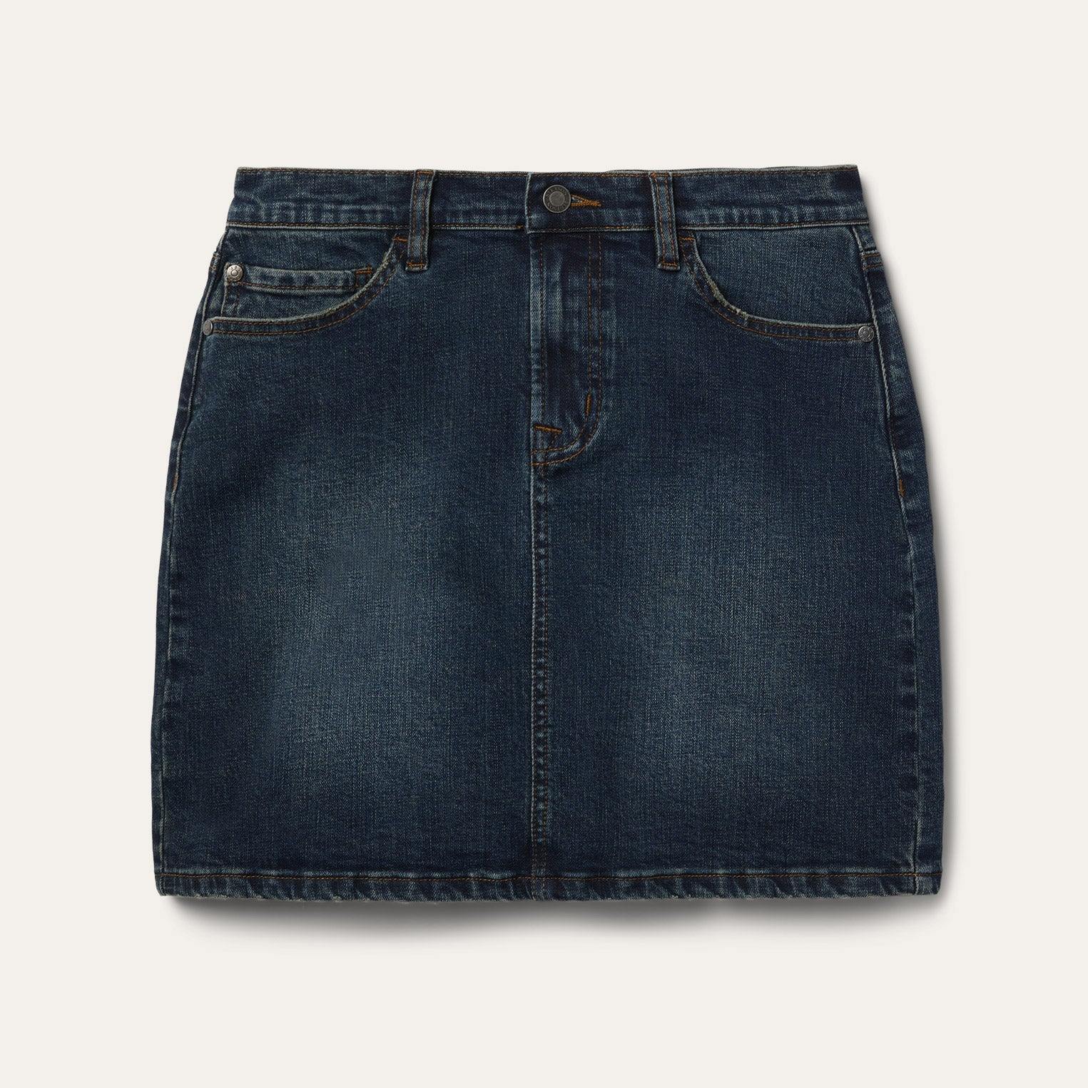 Stetson Stretch Denim 5-Pocket Skirt