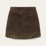 Stetson Lamb Suede Skirt with Nailheads - Stetson - Flyclothing LLC