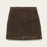 Stetson Lamb Suede Skirt with Nailheads - Stetson - Flyclothing LLC