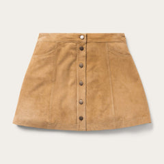 Stetson Lamb Suede Gored Skirt - Flyclothing LLC