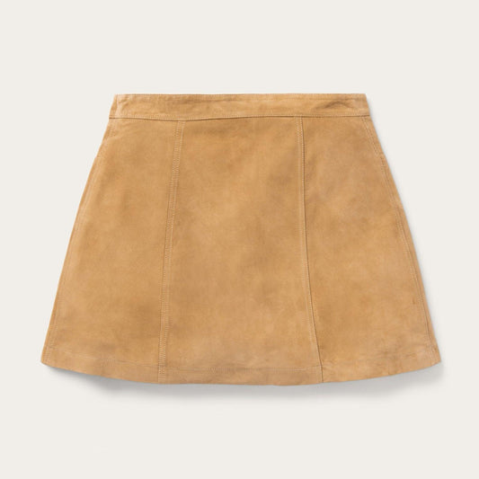 Stetson Lamb Suede Gored Skirt - Flyclothing LLC