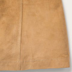 Stetson Lamb Suede Gored Skirt
