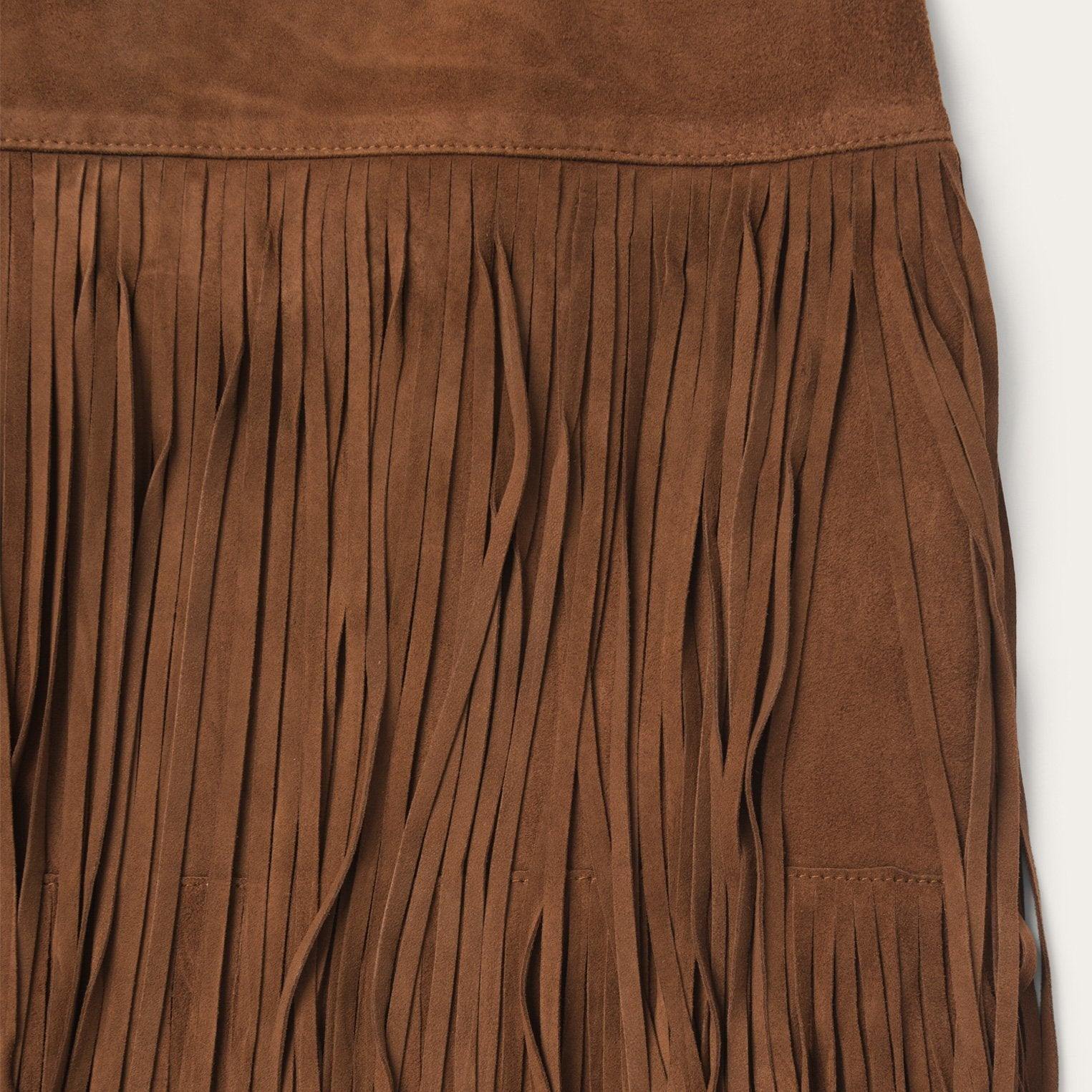 Stetson Suede Fringed Skirt