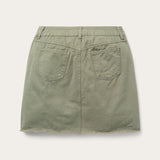 Stetson Army Green Twill 5-Pocket Skirt - Stetson