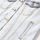 Stetson Light Wash Denim Vest - Stetson - Flyclothing LLC