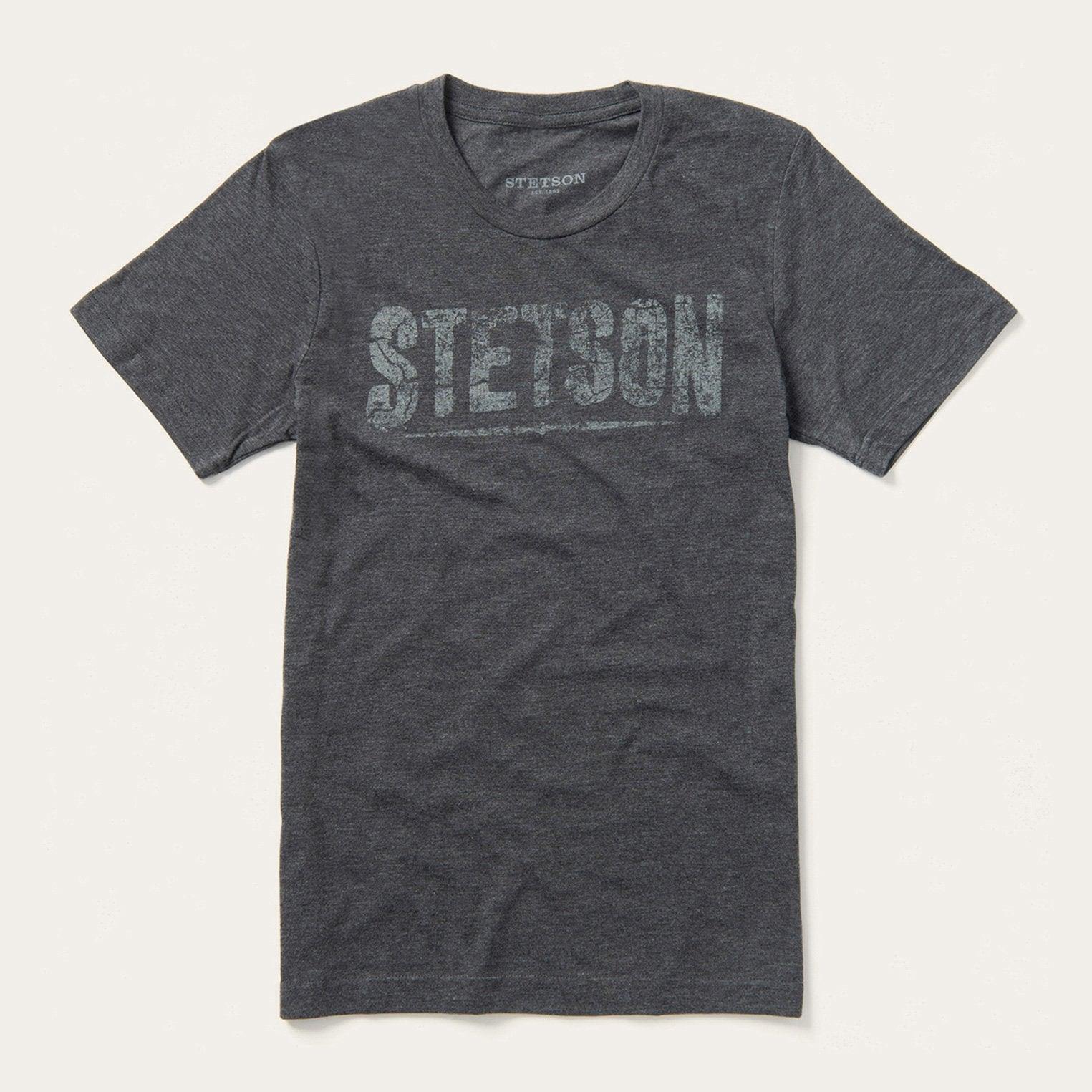 Stetson Distressed Stetson Graphic Tee - Flyclothing LLC