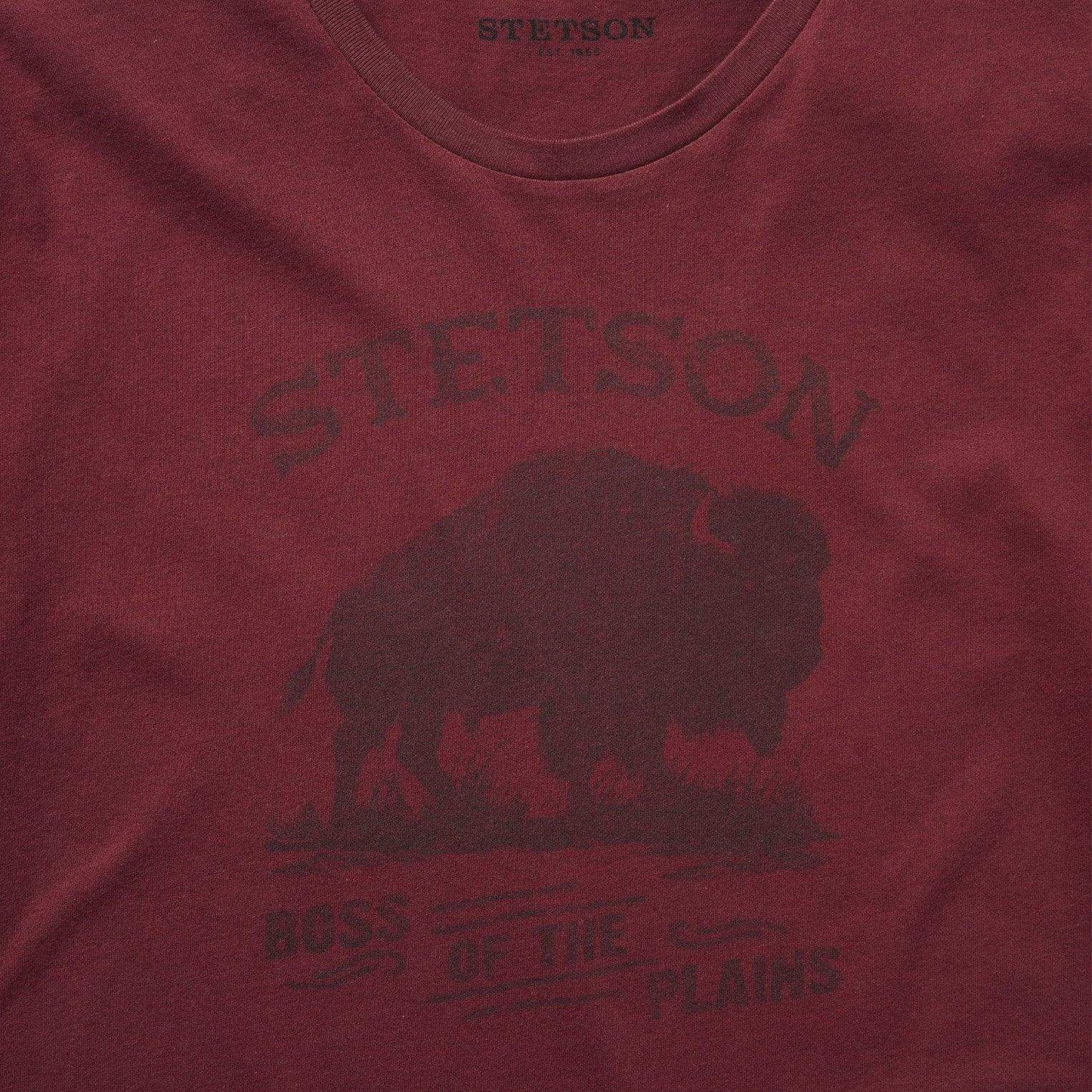 Stetson Red Bison Graphic Tee - Stetson - Flyclothing LLC