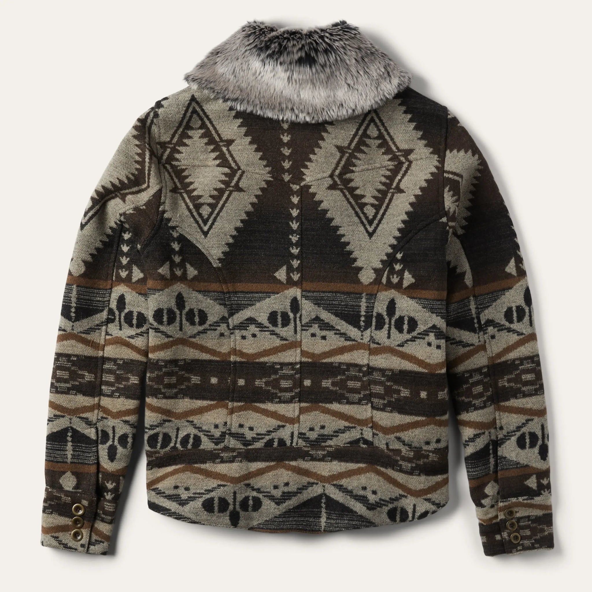Stetson Brown Southwestern Blanket Jacket - Stetson - Flyclothing LLC