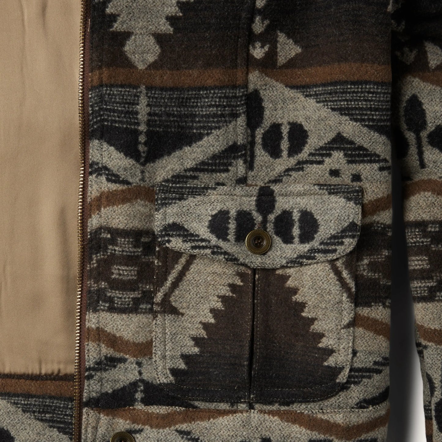 Stetson Brown Southwestern Blanket Jacket - Stetson - Flyclothing LLC