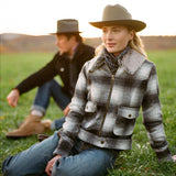 Stetson Plaid Cropped Jacket - Stetson - Flyclothing LLC