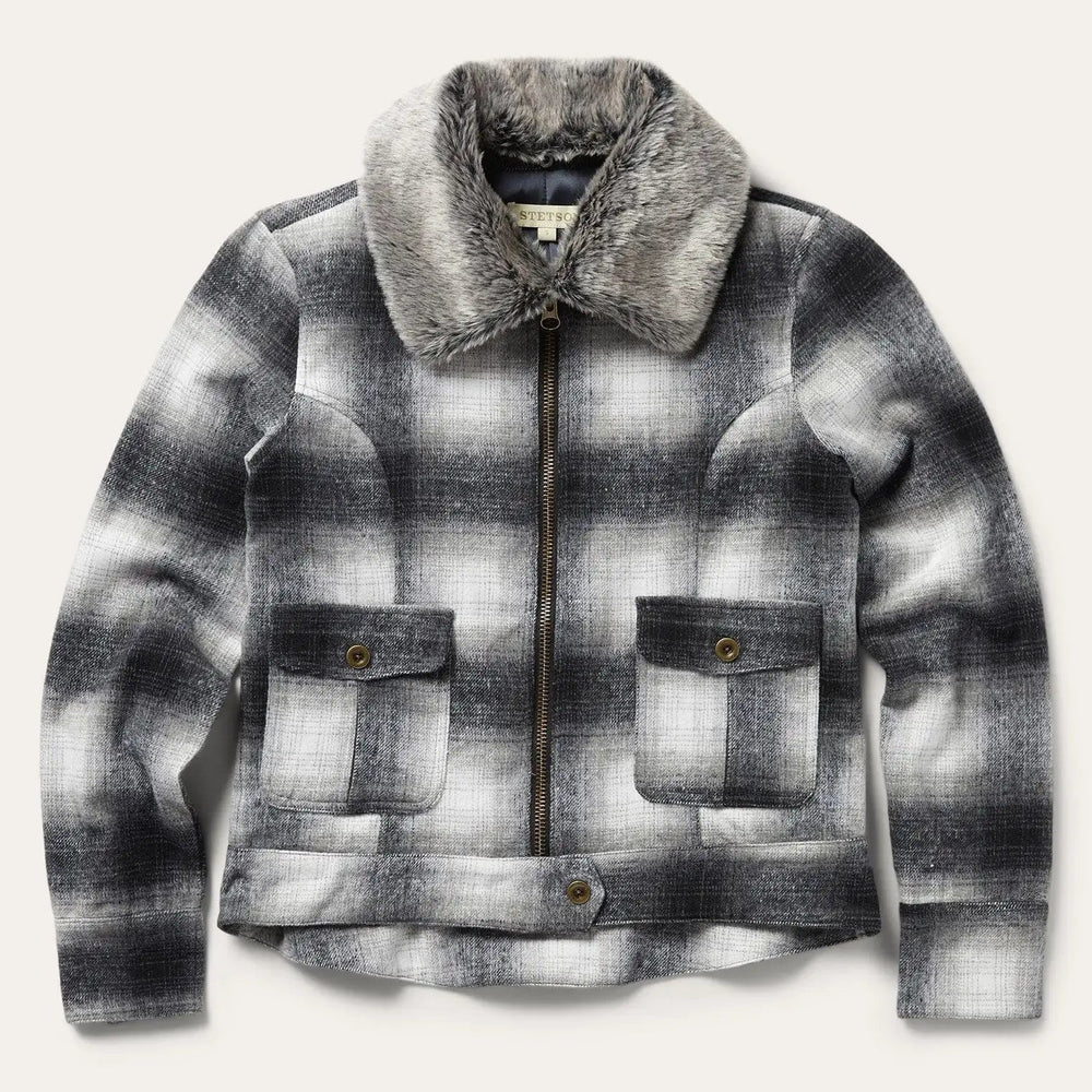 Stetson Plaid Cropped Jacket - Stetson