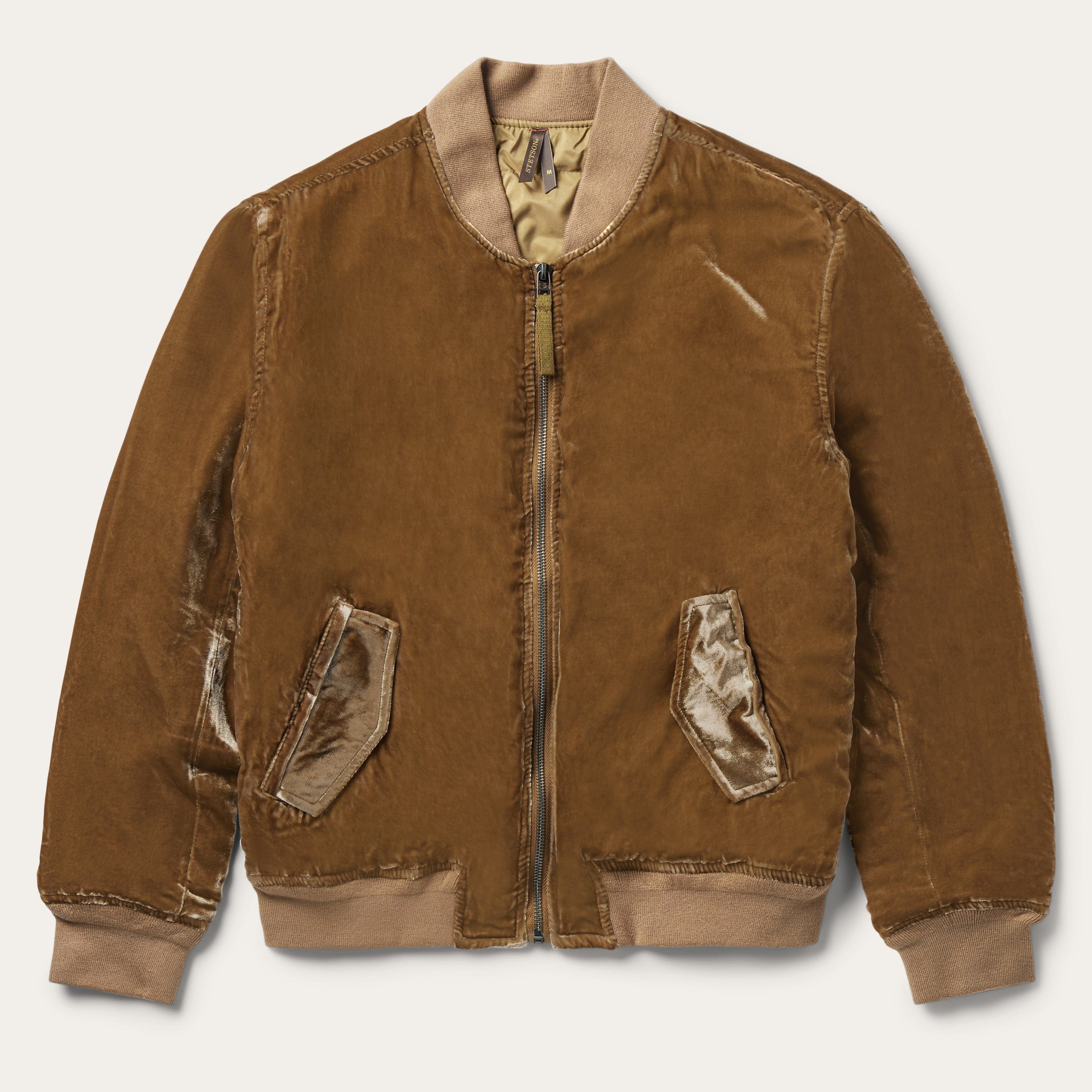 Stetson Embroidered Velvet Bomber Jacket