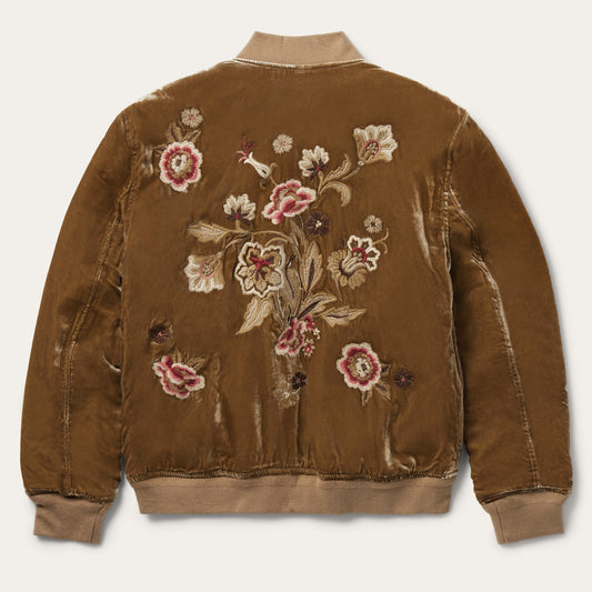 Stetson Embroidered Velvet Bomber Jacket - Flyclothing LLC