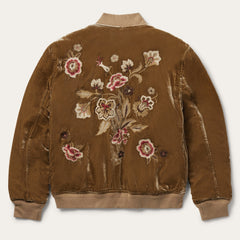 Stetson Embroidered Velvet Bomber Jacket - Flyclothing LLC