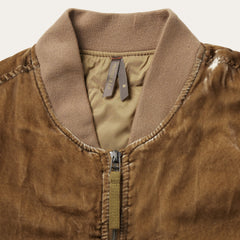 Stetson Embroidered Velvet Bomber Jacket - Flyclothing LLC