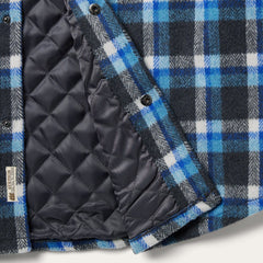 Stetson Blue Plaid Quilted Shirt Jacket - Flyclothing LLC