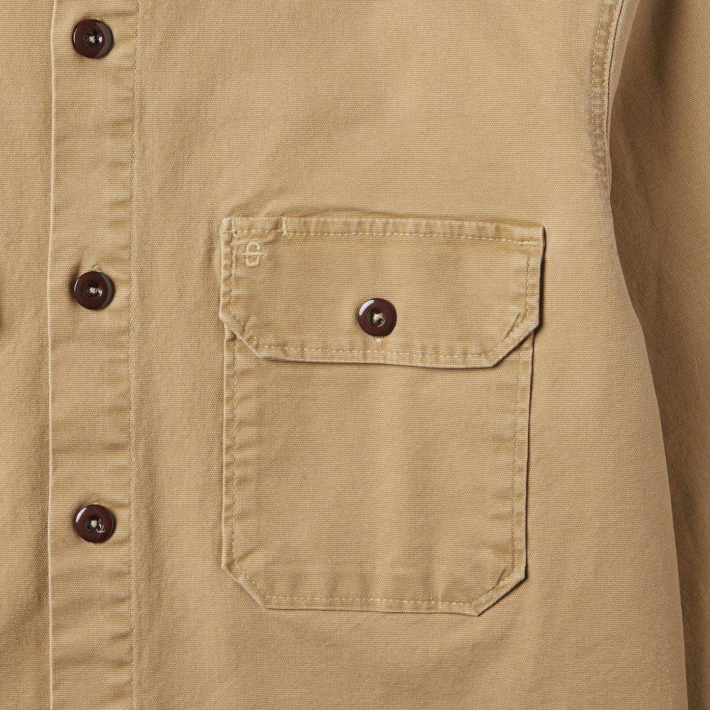 Stetson Camel Stretch Canvas Shirt Jacket - Stetson - Flyclothing LLC