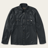 Stetson Leather Western Shirt Jacket - Stetson - Flyclothing LLC