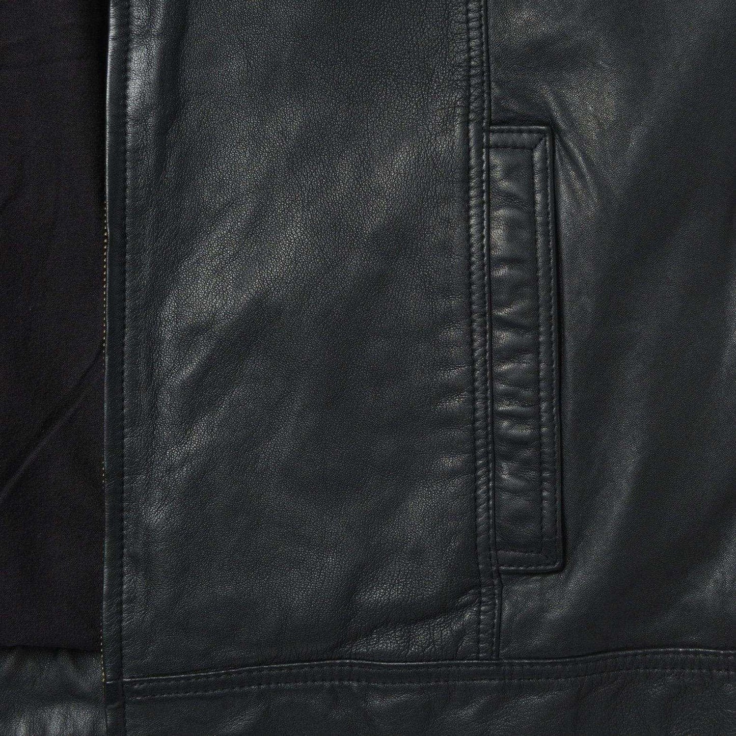 Stetson Black Leather Jacket - Stetson - Flyclothing LLC