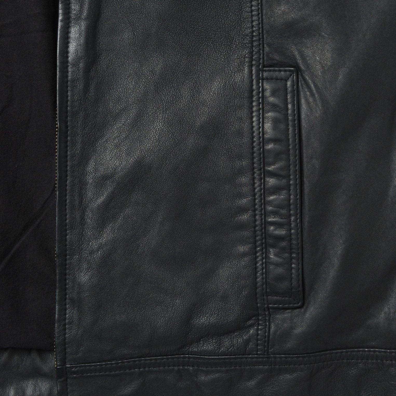 Stetson Black Leather Jacket - Stetson - Flyclothing LLC