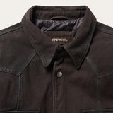Stetson Leather Western Shirt Jacket - Stetson
