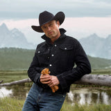 Stetson Leather Jean Jacket - Stetson