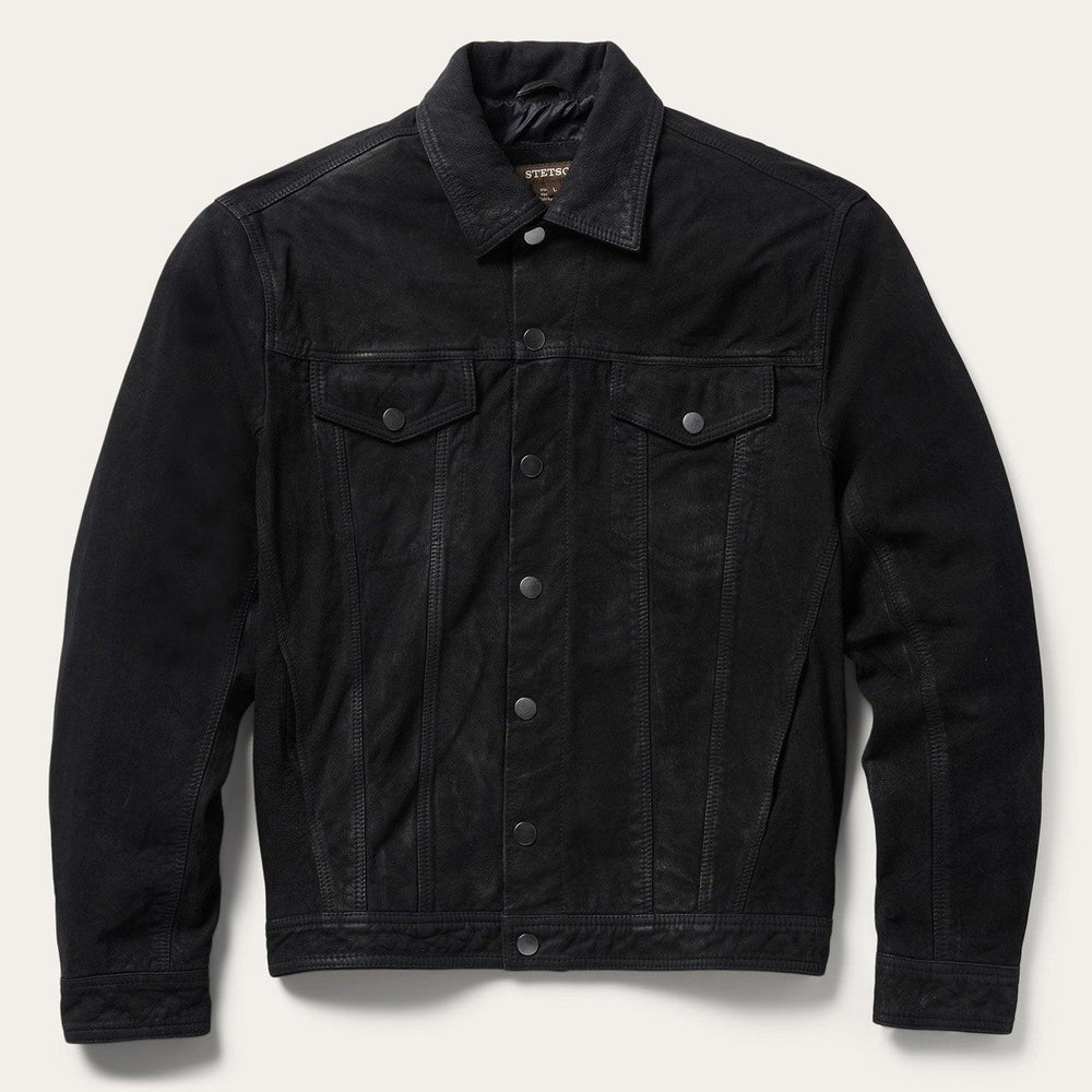 Stetson Leather Jean Jacket - Stetson