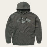 Stetson Charcoal Heather Fleece Hooded Sweatshirt - Stetson - Flyclothing LLC