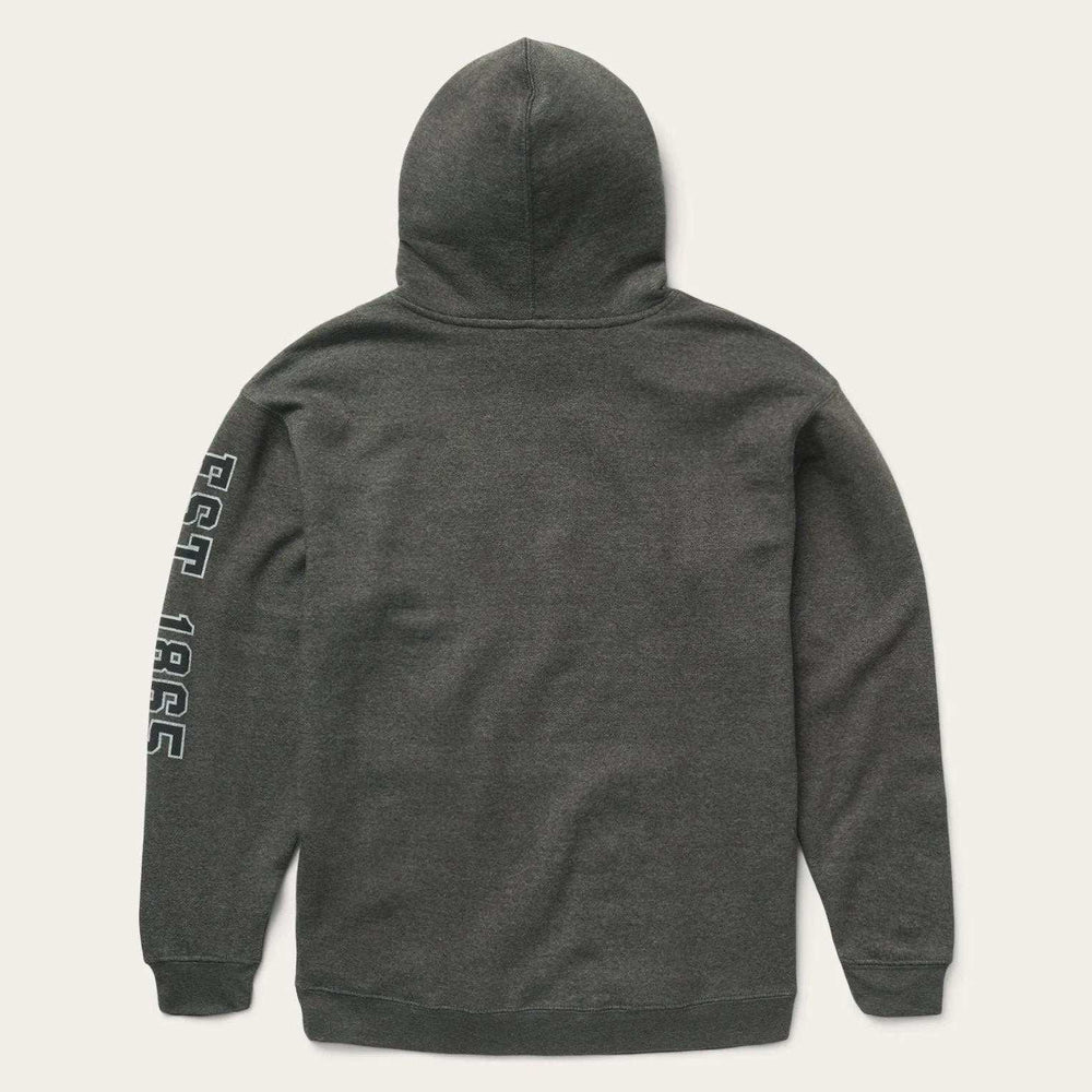 Stetson Charcoal Heather Fleece Hooded Sweatshirt - Stetson - Flyclothing LLC