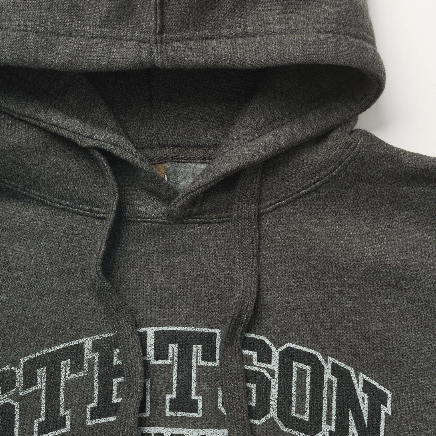 Stetson Charcoal Heather Fleece Hooded Sweatshirt
