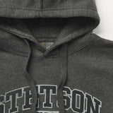 Stetson Charcoal Heather Fleece Hooded Sweatshirt - Stetson