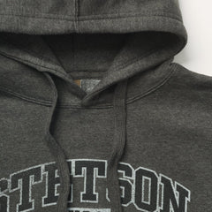 Stetson Charcoal Heather Fleece Hooded Sweatshirt