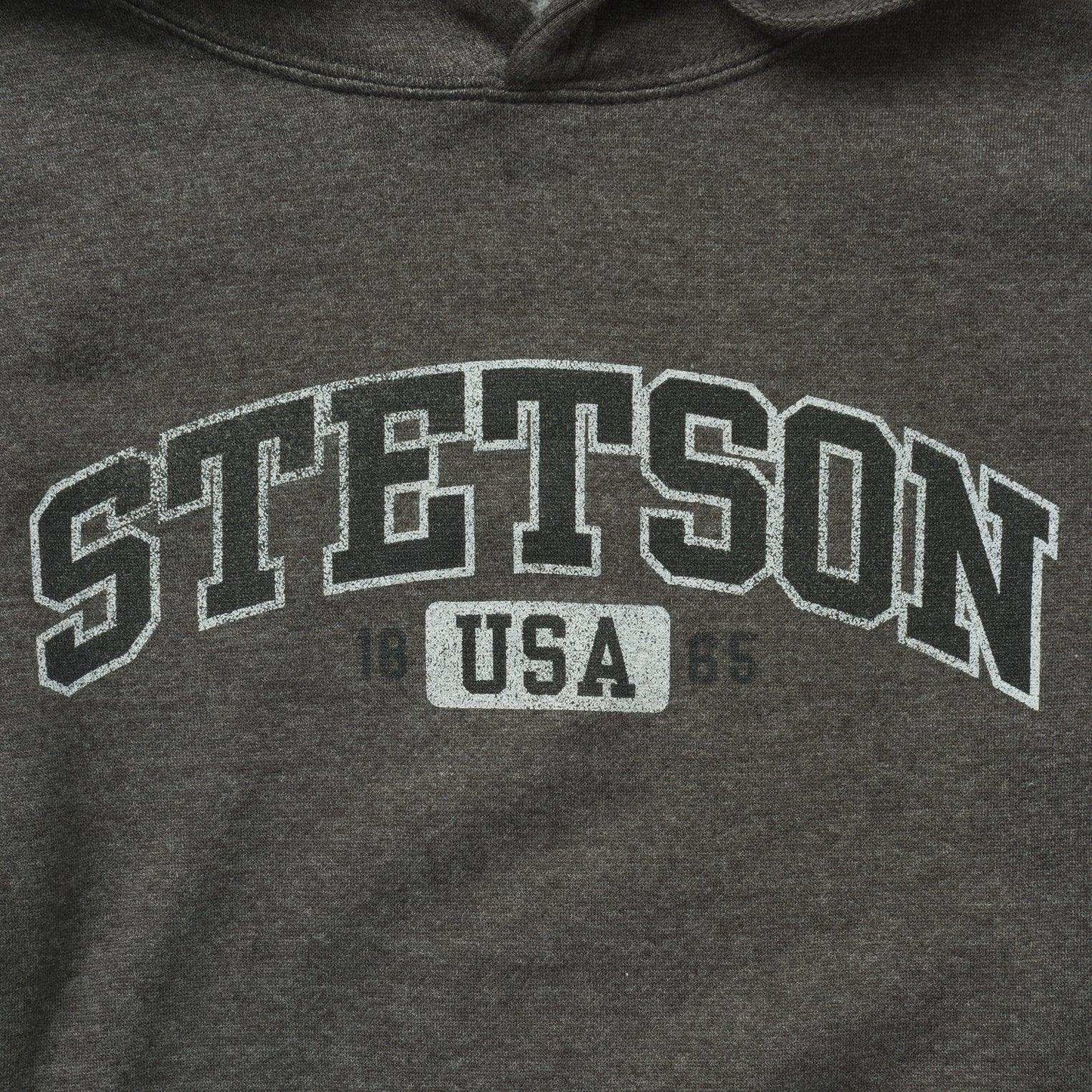 Stetson Charcoal Heather Fleece Hooded Sweatshirt - Stetson - Flyclothing LLC