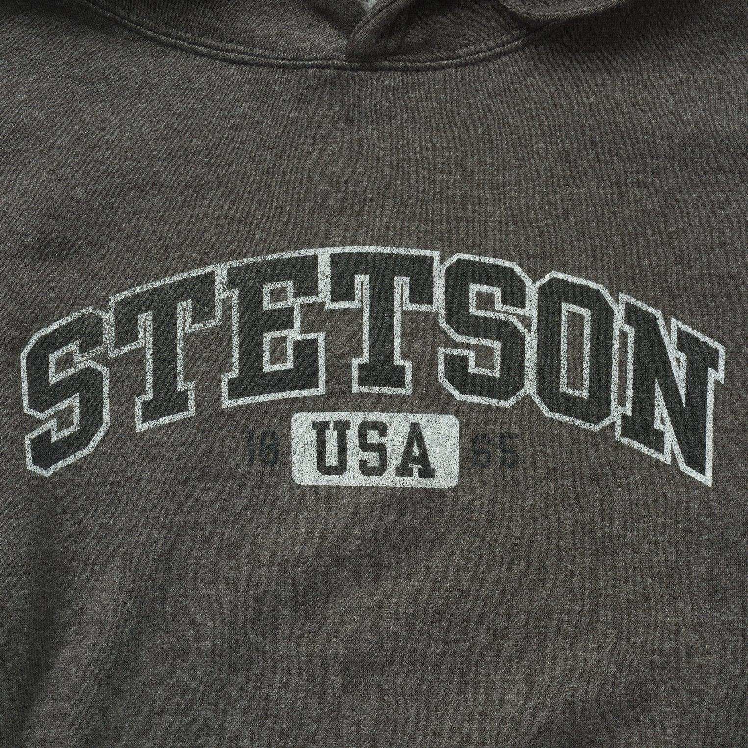 Stetson Charcoal Heather Fleece Hooded Sweatshirt - Stetson - Flyclothing LLC