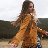 Stetson Lamb Suede Fringed Jacket - Stetson