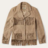 Stetson Tan Fringe Suede Jacket - Stetson