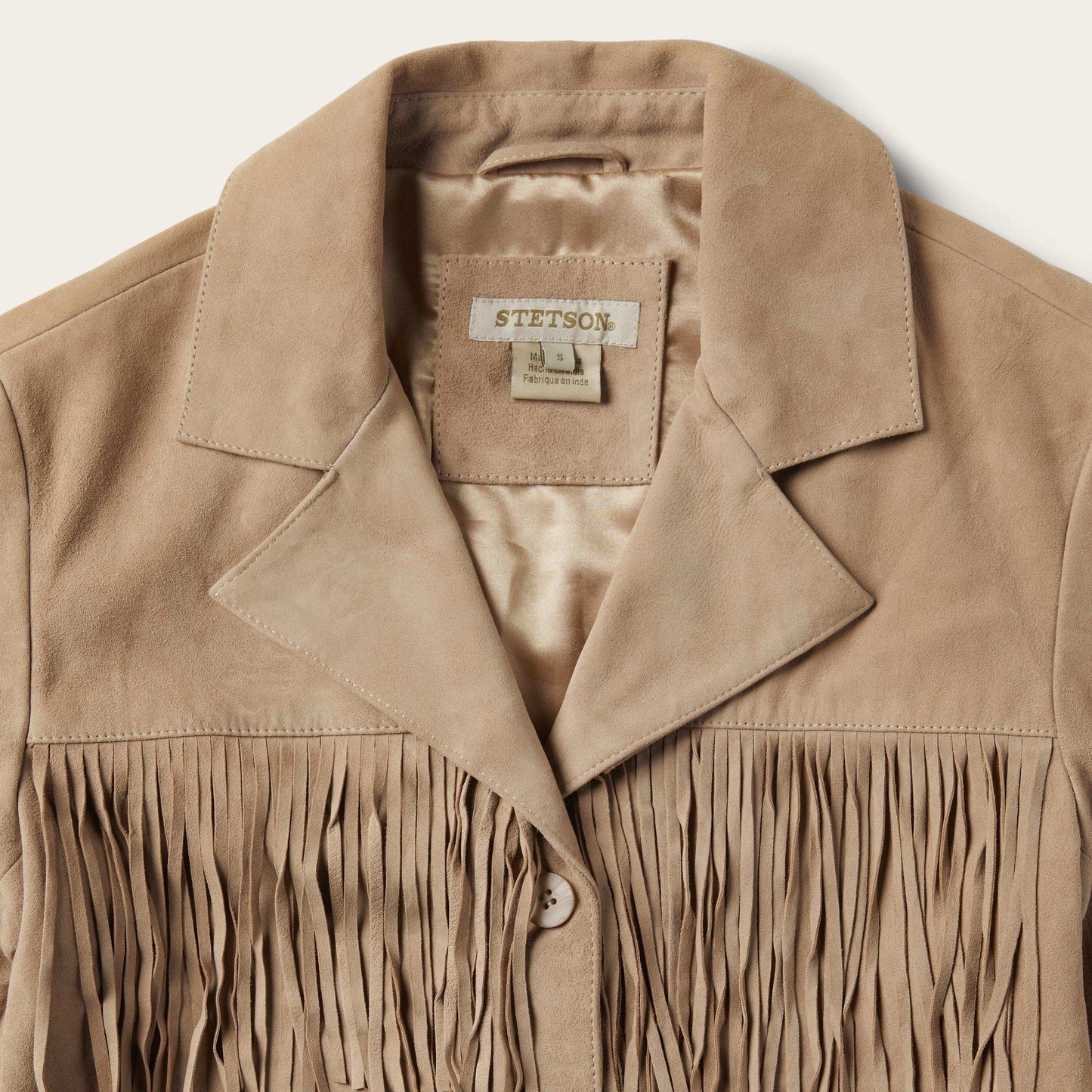 Stetson Tan Fringe Suede Jacket - Stetson - Flyclothing LLC