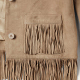 Stetson Tan Fringe Suede Jacket - Stetson - Flyclothing LLC