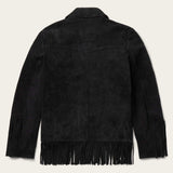 Stetson Black Fringe Suede Jacket - Stetson - Flyclothing LLC